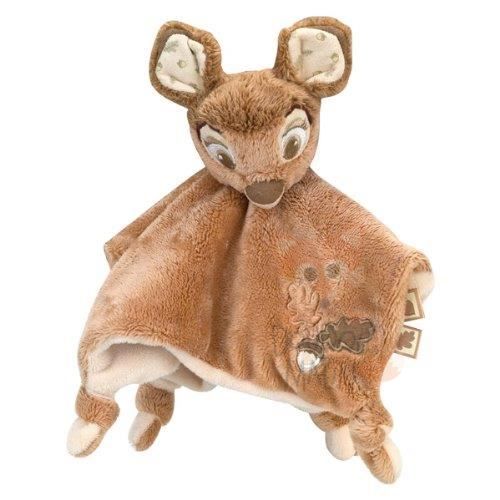  bambi plat carré marron beige feuille gland 